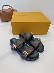 Fortok Louis Vuitton Bom Dia Flat Comfort Mule 1AAW8H - 5