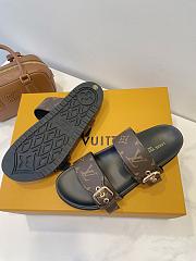 Fortok Louis Vuitton Bom Dia Flat Comfort Mule 1AAW8H - 3