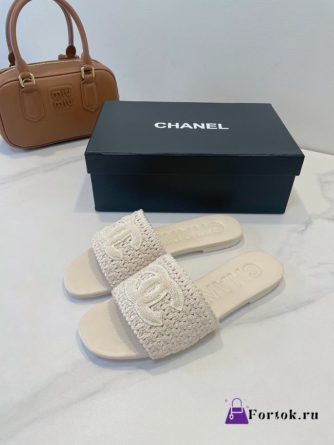 Fortok Gucci Slides Logo Off White - 1