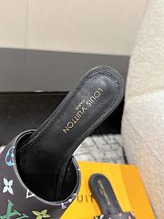 Fortok Louis Vuitton x x TM 6AM Flat Mule Noir 1AGVXM - 6