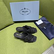 Fortok Prada Women's Black Leather Mules - 3