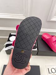 Fortok Chanel Sandals Hot Pink - 4