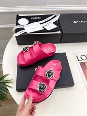 Fortok Chanel Sandals Hot Pink - 2
