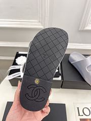 Fortok Chanel Sandals Purple Grey - 5
