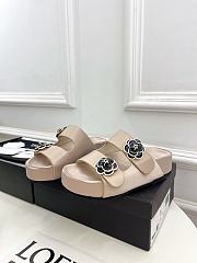 Fortok Chanel Sandals Light Brown - 6