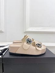 Fortok Chanel Sandals Light Brown - 2