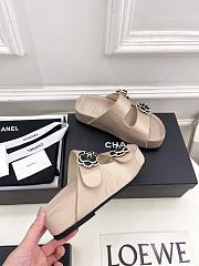 Fortok Chanel Sandals Light Brown - 3