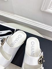 Fortok Chanel Sandals White 02 - 6