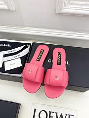 Fortok Chanel Slippers Pink - 1