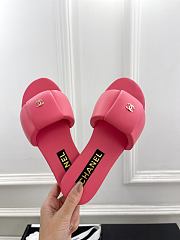Fortok Chanel Slippers Pink - 5
