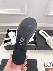 Fortok Chanel Slippers White - 6