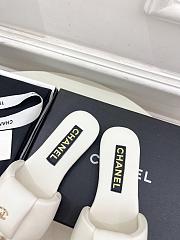 Fortok Chanel Slippers White - 5