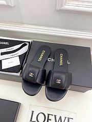 Fortok Chanel Slippers Black - 1