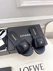 Fortok Chanel Slippers Black - 6