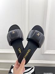 Fortok Chanel Slippers Black - 5