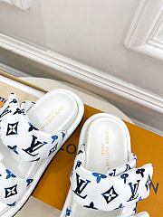 Fortok Louis Vuitton Nautical Pool Pillow Comfort Mule 1AHMKH - 4