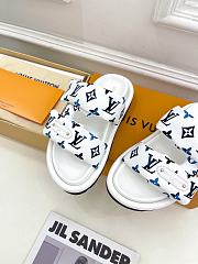 Fortok Louis Vuitton Nautical Pool Pillow Comfort Mule 1AHMKH - 2