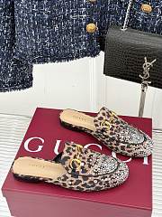 Fortol Gucci Flat Mule Spotted Leather - 4
