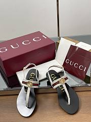 Fortok Gucci Women's Interlocking G Web sandal Gucci White - 1