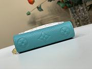 Fortok LV x TM Clea Wallet 25 SS Kabira Blue 11 x 8.5 x 3.5 cm - 5