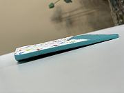 Fortok LV x TM Romy Card Holder Kabira Blue M14171 12 x 8 x 0.8 cm - 6
