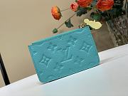 Fortok LV x TM Romy Card Holder Kabira Blue M14171 12 x 8 x 0.8 cm - 4
