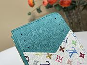 Fortok LV x TM Romy Card Holder Kabira Blue M14171 12 x 8 x 0.8 cm - 2