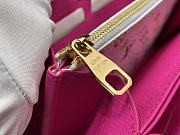 Fortok LV X TM Zippy Vertical Wallet Kawaii Pink M13618 19.5 x 10.5 x 2.5 cm - 3
