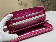 Fortok LV X TM Zippy Vertical Wallet Kawaii Pink M13618 19.5 x 10.5 x 2.5 cm - 2