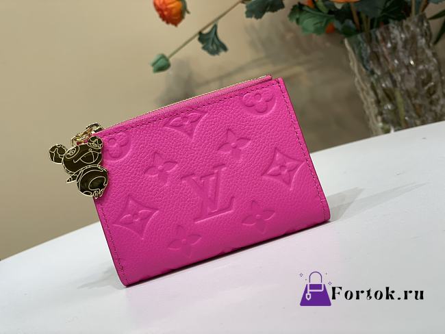 Fortok LV x TM Lisa Wallet Kawaii Pink M14087 9 x 11.5 x 1.5 cm  - 1
