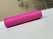 Fortok LV x TM Lisa Wallet Kawaii Pink M14087 9 x 11.5 x 1.5 cm  - 5