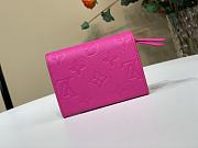 Fortok LV x TM Rosalie Coin Purse Kawaii Pink M14086 11 x 8 x 2.5 cm  - 4