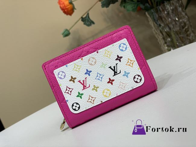 Fortok LV x TM Clea Wallet 25 SS Kawaii Pink 11 x 8.5 x 3.5 cm  - 1