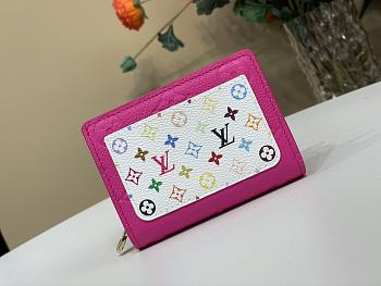 Fortok LV x TM Clea Wallet 25 SS Kawaii Pink 11 x 8.5 x 3.5 cm 