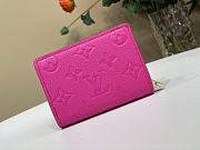 Fortok LV x TM Clea Wallet 25 SS Kawaii Pink 11 x 8.5 x 3.5 cm  - 2