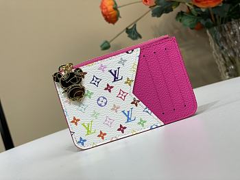 Fortok LV x TM Romy Card Holder Kawaii Pink M14155 12 x 8 x 0.8 cm 