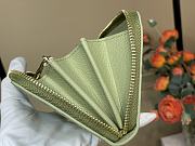Fortok LV X TM Zippy Vertical Wallet Green Tea 19.5 x 10.5 x 2.5 cm - 4