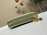 Fortok LV X TM Zippy Vertical Wallet Green Tea 19.5 x 10.5 x 2.5 cm - 3