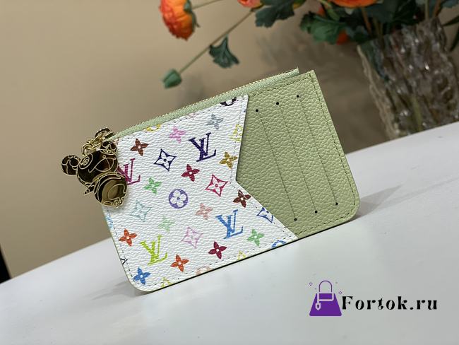 Fortok LV x TM Romy Card Holder Green Tea M13800 12 x 8 x 0.8 cm  - 1