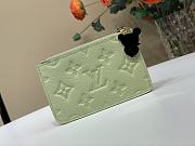 Fortok LV x TM Romy Card Holder Green Tea M13800 12 x 8 x 0.8 cm  - 4