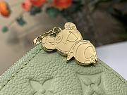 Fortok LV x TM Romy Card Holder Green Tea M13800 12 x 8 x 0.8 cm  - 3