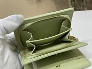 Fortok LV x TM Clea Wallet 25 SS Green Tea 11 x 8.5 x 3.5 cm - 5
