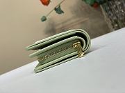 Fortok LV x TM Clea Wallet 25 SS Green Tea 11 x 8.5 x 3.5 cm - 2