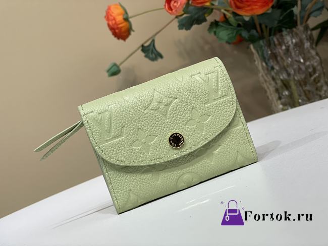 Fortok LV x TM Rosalie Coin Purse Green Tea M14084 11 x 8 x 2.5 cm  - 1