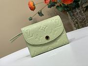 Fortok LV x TM Rosalie Coin Purse Green Tea M14084 11 x 8 x 2.5 cm  - 1