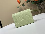 Fortok LV x TM Rosalie Coin Purse Green Tea M14084 11 x 8 x 2.5 cm  - 4