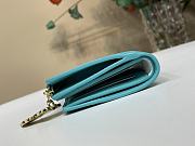 Fortok LV x TM Lisa Wallet Kabira Blue M14089 9 x 11.5 x 1.5 cm - 5