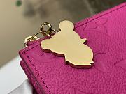 Fortok LV x TM Zippy Coin Purse Kawaii Pink 11 x 8.5 x 1.5 cm - 4
