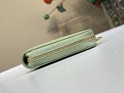 Fortok LV x TM Zippy Coin Purse Green Tea 11 x 8.5 x 1.5 cm - 6