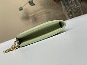 Fortok LV x TM Zippy Coin Purse Green Tea 11 x 8.5 x 1.5 cm - 4
